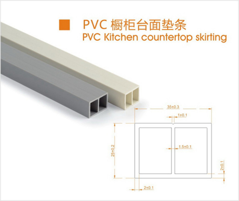 Countertop κουζινών PVC SupermarketModern να περιζώσει καιρική αντίσταση